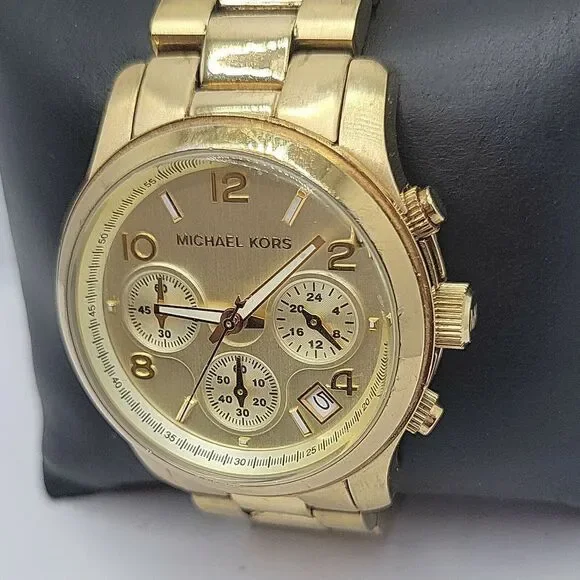 Michael Kors Runway MK5055 Women Stainless Steel Analog Quartz Dial Watch BC831 - Picture 2 of 10